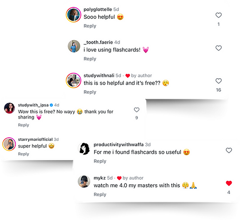 Thea Study reviews on Instagram