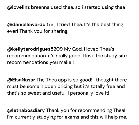 Thea Study reviews